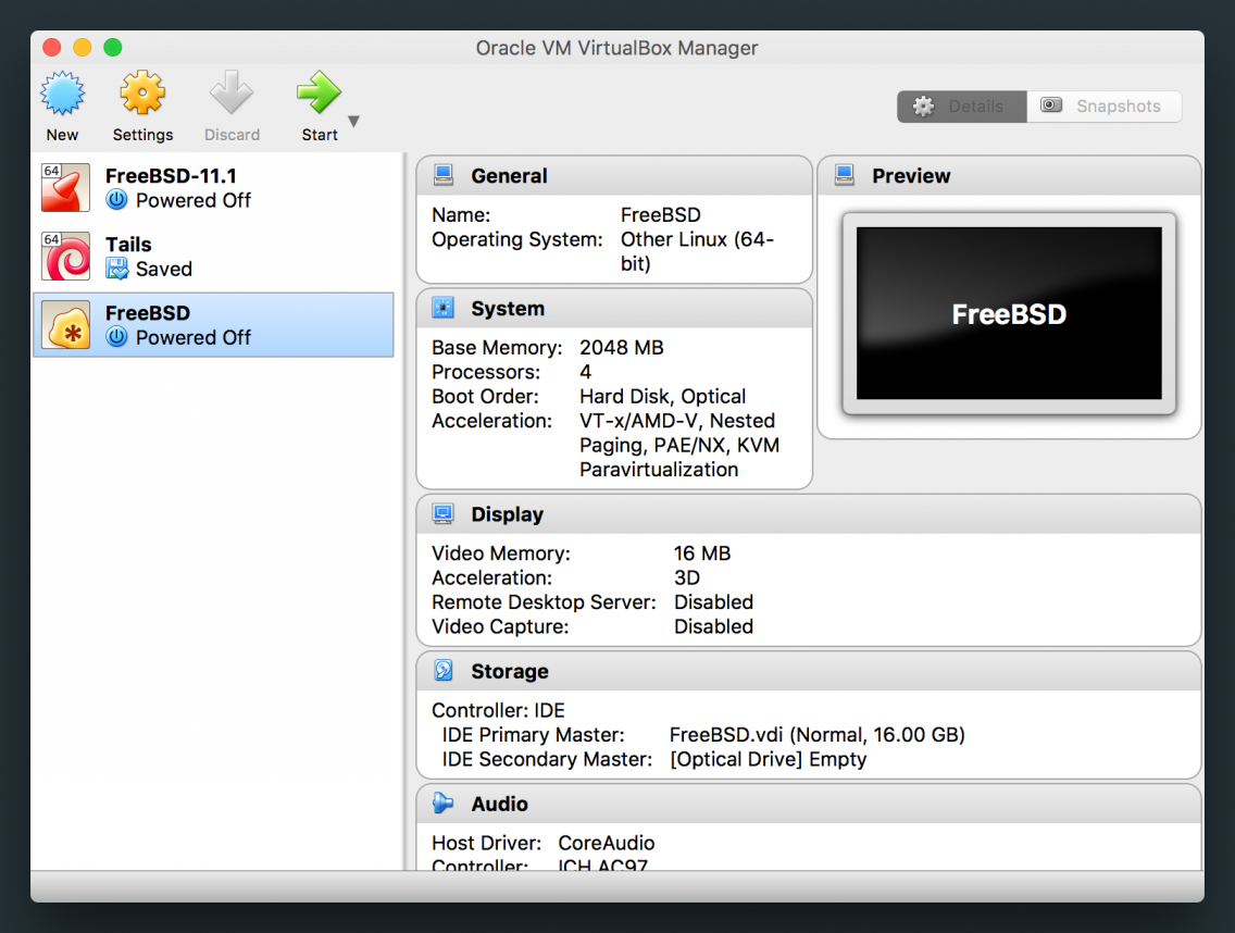 virtualbox